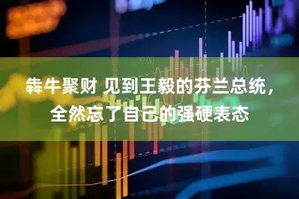 犇牛聚财 见到王毅的芬兰总统,全然忘了自己的强硬表态